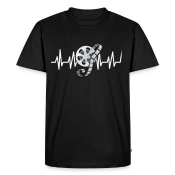 Film - T-shirt Premium bio Homme - noir - Devant - Nico (187cm)