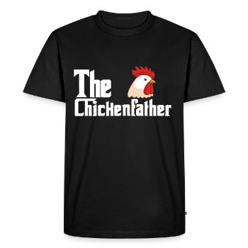 Chickens Rooster Farmer Poultry Hen Rooster Chicks - Men's Premium Organic T-Shirt - black - Front - Nico (187cm)