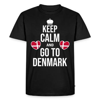 Denmark Scandinavia Vikings Nordish Copenhagen - Men's Premium Organic T-Shirt - black - Front - Nico (187cm)