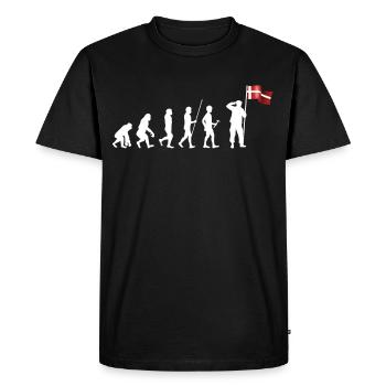 Denmark - Men's Premium Organic T-Shirt - black - Front - Nico (187cm)