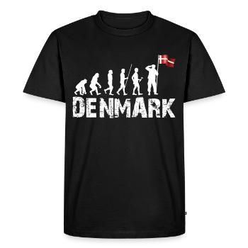 Denmark - Men's Premium Organic T-Shirt - black - Front - Nico (187cm)