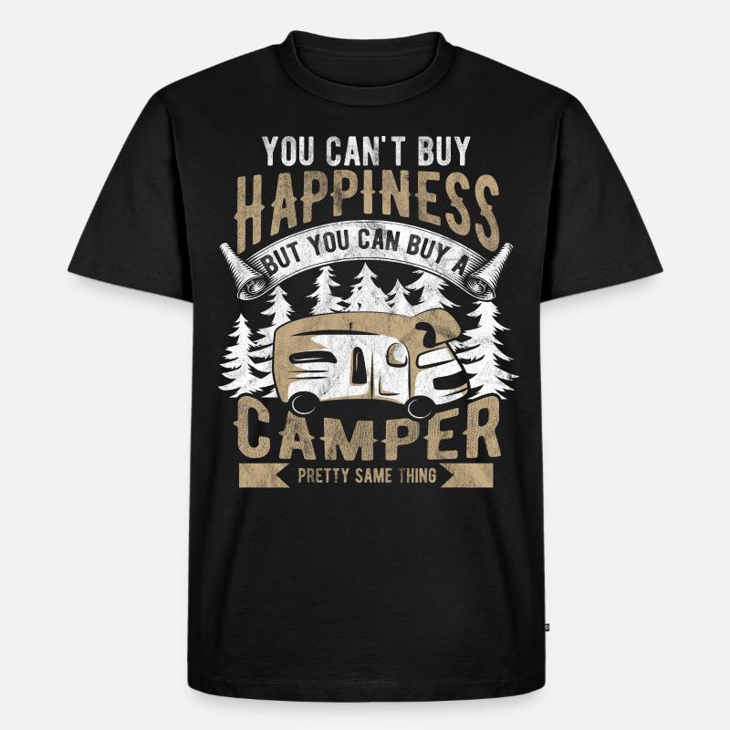 Camper - Männer Premium Bio T-Shirt - Schwarz
