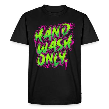 hand wash only Car Detailing Car Hand Wash - Men's Premium Organic T-Shirt - black - Front - Nico (187cm)