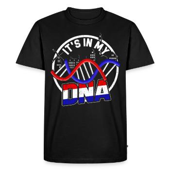 Netherlands - Men's Premium Organic T-Shirt - black - Front - Nico (187cm)