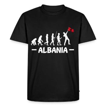 Albanie Kosovo Tirana Balkans Shqip Albanais - T-shirt Premium bio Homme - noir - Devant - Nico (187cm)