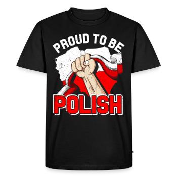 Poland Gift Gdansk Polska Pole Krakow gdask - Men's Premium Organic T-Shirt - black - Front - Nico (187cm)