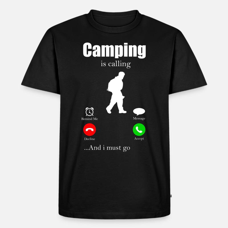 Camper - Männer Premium Bio T-Shirt - Schwarz