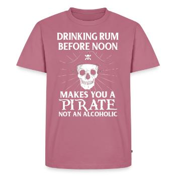 Pirates Matelot pirates pirates navire bateau enfant - T-shirt Premium bio Homme - mauve - Devant - Nico (187cm)