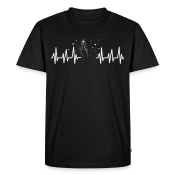 K-Pop - Men's Premium Organic T-Shirt - black - Front - Nico (187cm)