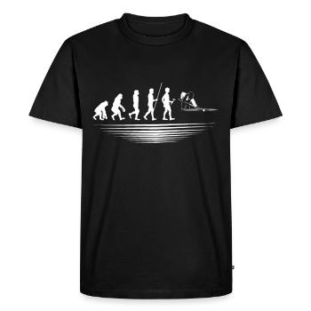 Billard Snooker Pool Queue Cadeau Cue Kö 8-Ball - T-shirt Premium bio Homme - noir - Devant - Nico (187cm)