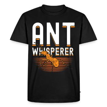 Fourmi Insecte Cadeau Nature Vermine Bug Fourmi - T-shirt Premium bio Homme - noir - Devant - Nico (187cm)
