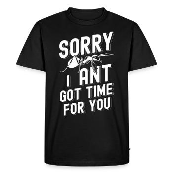 Fourmi Insecte Cadeau Nature Vermine Bug Fourmi - T-shirt Premium bio Homme - noir - Devant - Nico (187cm)