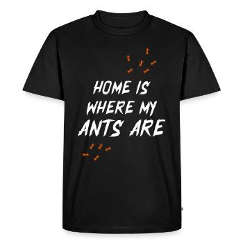 Fourmi Insecte Cadeau Nature Vermine Bug Fourmi - T-shirt Premium bio Homme - noir - Devant - Nico (187cm)