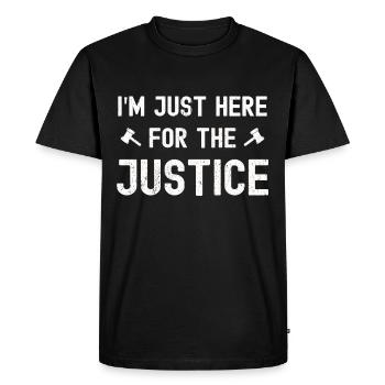 Avocat Avocat Avocat Juge Avocat Cabinet d’avocats - T-shirt Premium bio Homme - noir - Devant - Nico (187cm)