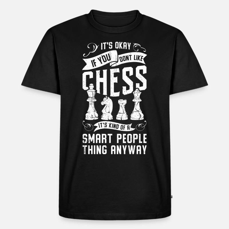 Schach - Männer Premium Bio T-Shirt - Schwarz