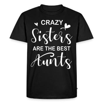 Aunt Godmother Pregnant Baby Sister Niece - Men's Premium Organic T-Shirt - black - Front - Nico (187cm)