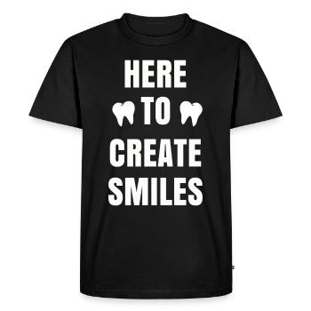 Dentist Toothpaste Toothbrush Kiefer Doc Dentist - Men's Premium Organic T-Shirt - black - Front - Nico (187cm)