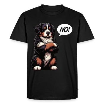 No Berner Sennenhund Sennenhunde Sennen Besitzer - Männer Premium Bio T-Shirt - Schwarz - Vorne - Nico (187cm)
