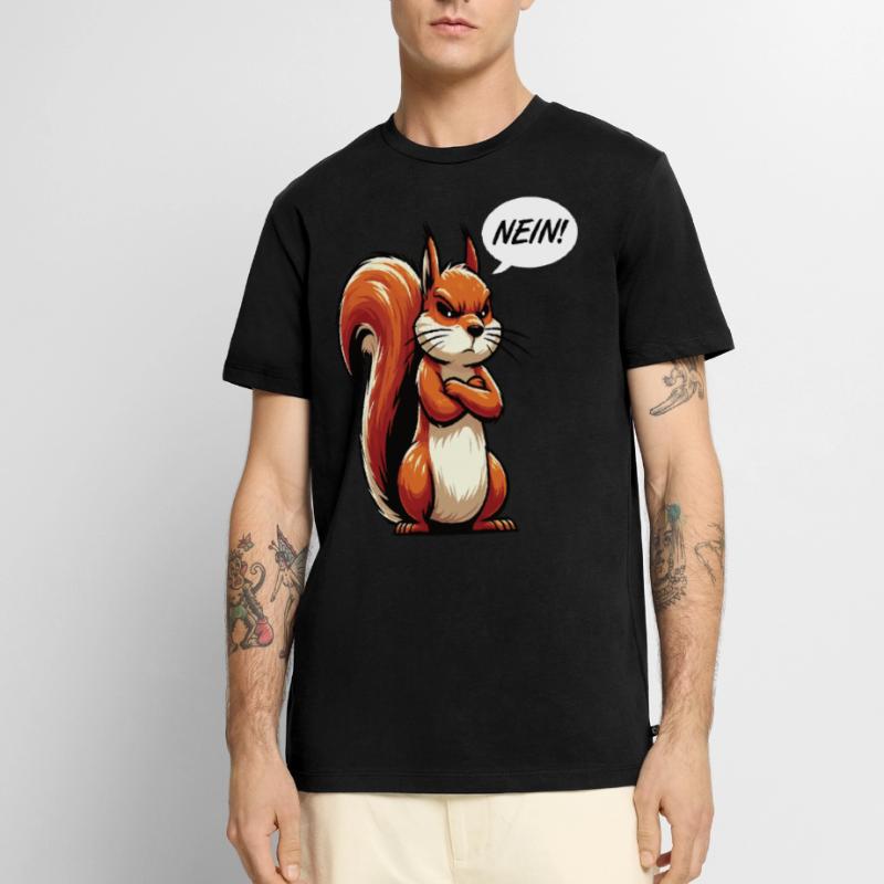Nein Eichhörnchen Eichhorn Eichhörnchenliebhaber Männer Premium Bio T-Shirt