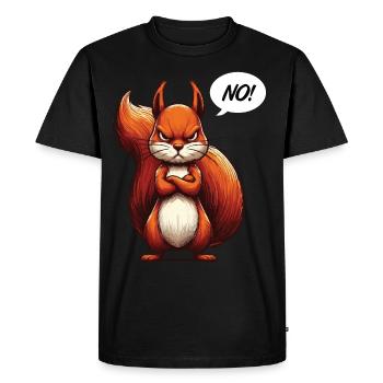 No Squirrel Squirrel Squirrel Lover - Men's Premium Organic T-Shirt - black - Front - Nico (187cm)