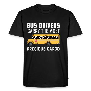The precious load of school workers gift - Men's Premium Organic T-Shirt - black - Front - Nico (187cm)
