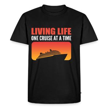 A cruise food and kitchen staff G - Men's Premium Organic T-Shirt - black - Front - Nico (187cm)