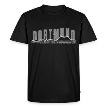Horizon de Dortmund - T-shirt Premium bio Homme - noir - Devant - Nico (187cm)
