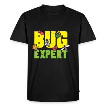 Bug expert. Entomologist Poison - Men's Premium Organic T-Shirt - black - Front - Nico (187cm)
