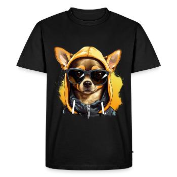 Chihuahua Rule: Governing the Cityscape - Men's Premium Organic T-Shirt - black - Front - Nico (187cm)