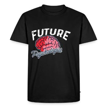 Future psychologist psychology student Gift - Men's Premium Organic T-Shirt - black - Front - Nico (187cm)