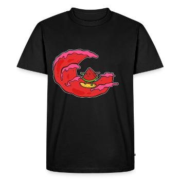 Watermelon Waves Surfer Poison - T-shirt Premium bio Homme - noir - Devant - Nico (187cm)
