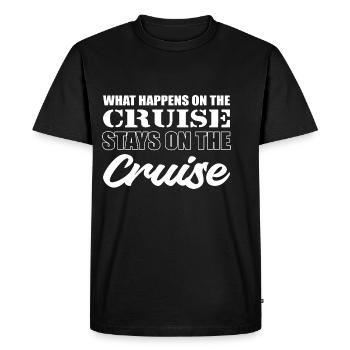 Restez sur le cruise Cruise Director Poison - T-shirt Premium bio Homme - noir - Devant - Nico (187cm)