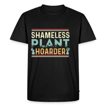 Cadeau Greenskeeper de thésauriseur de plantes sans vergogne - T-shirt Premium bio Homme - noir - Devant - Nico (187cm)