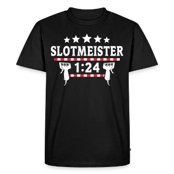 Slotracing Slotcar Slot Cars Slotcar Driver - Men's Premium Organic T-Shirt - black - Front - Nico (187cm)