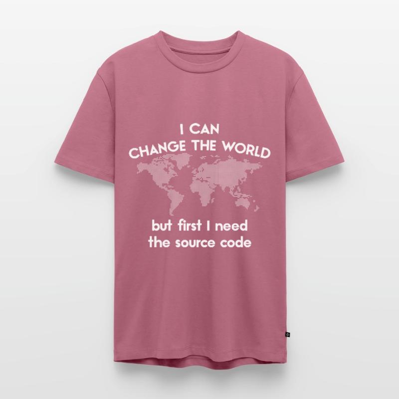 programmeur de code source de codage vocal drôle T-shirt Premium bio Homme