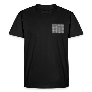 Spring coastal nature and Nordic light - Men's Premium Organic T-Shirt - black - Front - Nico (187cm)