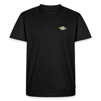 Dinosaurier - Männer Premium Bio T-Shirt - Schwarz - Vorne - Nico (187cm)