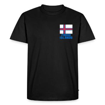 Îles Féroé - T-shirt Premium bio Homme - noir - Devant - Nico (187cm)