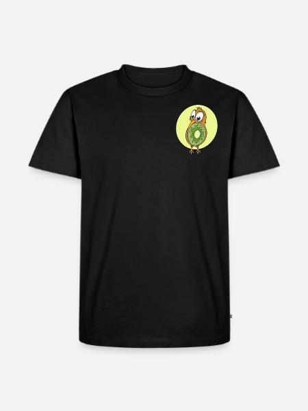 Kiwi kick - Men's Premium Organic T-Shirt - black