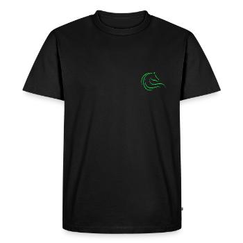 Racehorse - animal - horse - logo - Men's Premium Organic T-Shirt - black - Front - Nico (187cm)