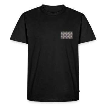Nature pattern Skagen flora - Men's Premium Organic T-Shirt - black - Front - Nico (187cm)
