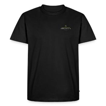 Leber Duck Di - Männer Premium Bio T-Shirt - Schwarz - Vorne - Nico (187cm)