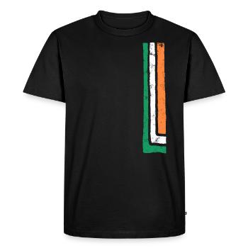 Irlande - T-shirt Premium bio Homme - noir - Devant - Nico (187cm)