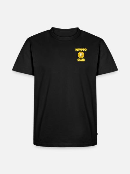 Crypto Club - Men's Premium Organic T-Shirt - black