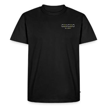 GBIGBO zjebeezjeboo - Back to basics - Men's Premium Organic T-Shirt - black - Front - Nico (187cm)
