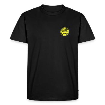 Ventilateur Anti Bayern, ventilateur Antibayer - T-shirt Premium bio Homme - noir - Devant - Nico (187cm)