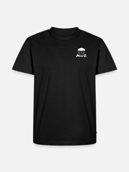 Stylish lamb - Men's Premium Organic T-Shirt - black