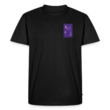 Nuit enchantée - T-shirt Premium bio Homme - noir - Devant - Nico (187cm)