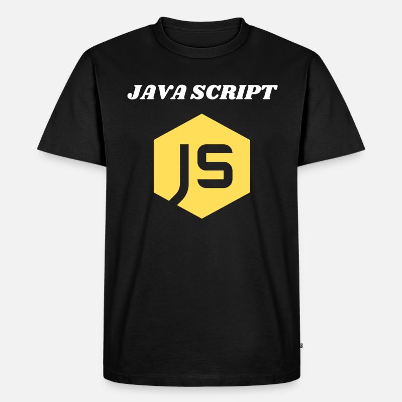 JavaScript Programmer - Men's Premium Organic T-Shirt - black