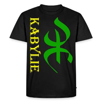 Kabylia - Men's Premium Organic T-Shirt - black - Front - Nico (187cm)